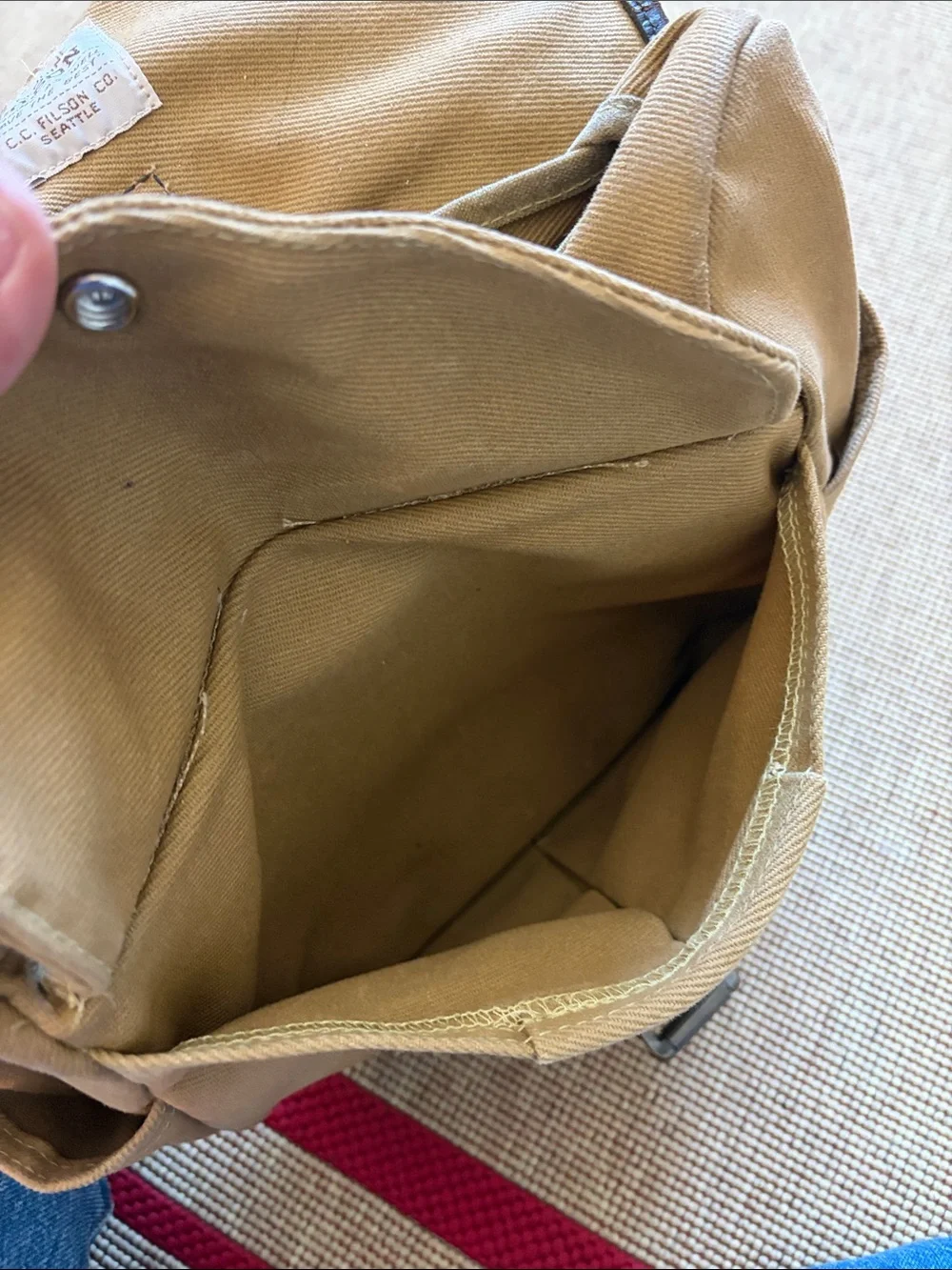 FILSON RUGGED TWILL SMALL FIELD BAG